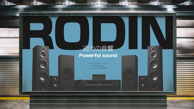 New Rodin™ featured on a billboard.