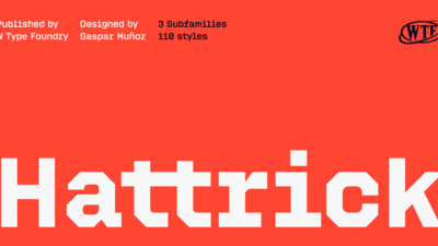 Hattrick by W Type Foundry