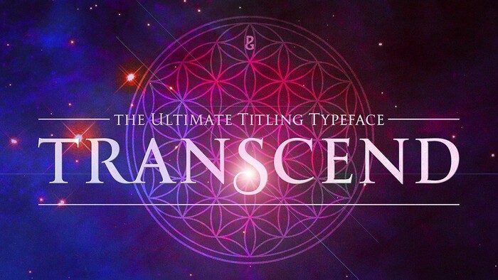 Transcend font family from Paulo Goode Transcend font family from Paulo Goode