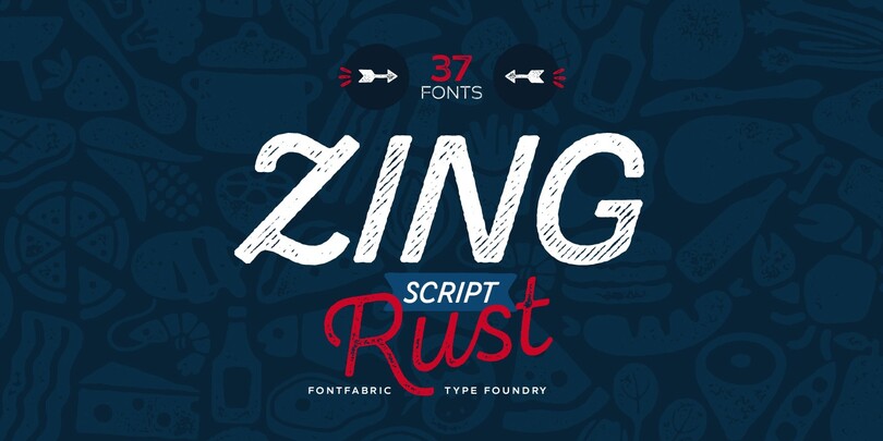 Œuvre d'art présentant Zing Script Rust. Œuvre d'art présentant Zing Script Rust.