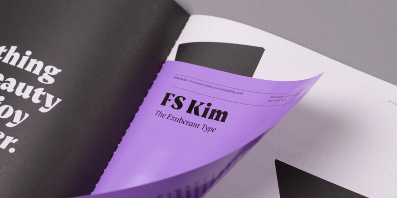 Illustration mettant en avant la police FS Kim. Illustration mettant en avant la police FS Kim.
