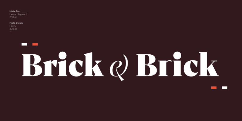 Mixta by Latinotype Mixta by Latinotype