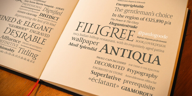 Carrig Pro font family from Paulo Goode