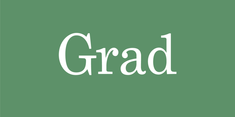 Grad by Mark Simonson Grad by Mark Simonson