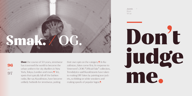 Jazmin by Latinotype Jazmin by Latinotype