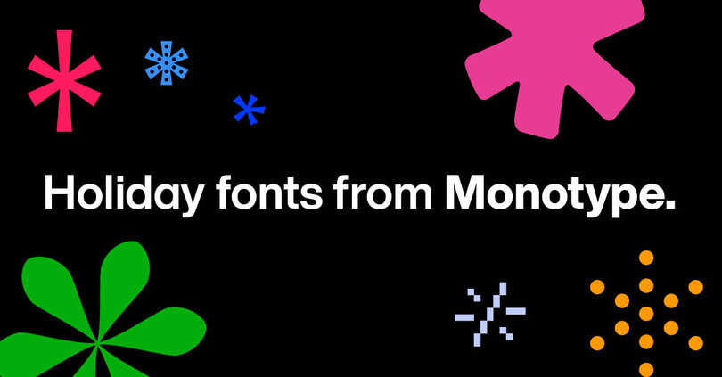 Festive fonts for your holiday campaigns.