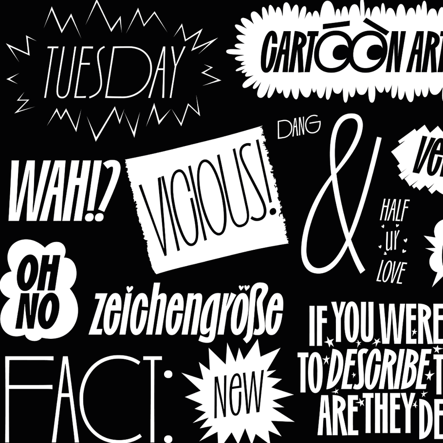 Irregardless, the latest release from Oh no Type Co.